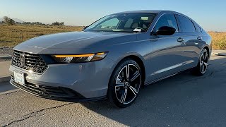 2025 Honda Accord Sport Hybrid Urban Gray Pearl has a hidden feature [upl. by Allegna]