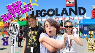 LEGOLAND RAP BATTLE Surprising Big Fan at Legoland We Found Mr Gold Again [upl. by Seiber706]