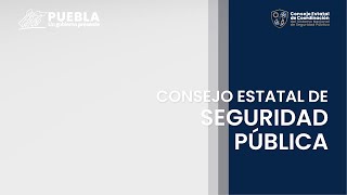 Consejo Estatal de Seguridad Pública Puebla [upl. by Belak]