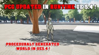 Update PCG In Runtime to Create Procedural World on Demand in Unreal Engine 54 [upl. by Arlin]