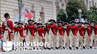 Así se vivió el multitudinario desfile del 4 de julio organizado por Trump entre algunas críticas [upl. by Linda149]