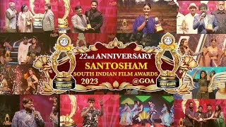 Santosham South Indian Film Awards Goa 2023 Full Event  Santosham Suresh [upl. by Spatz]