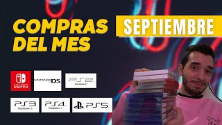 COMPRAS del MES  Septiembre  ÚLTIMAS ADQUISICIONES  SWITCH DS PS2 PS3 PS4 y PS5 [upl. by Dragelin180]