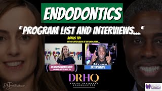 Endodontics Residency Programs and Interviews  How to Select and What to Expect  DrDarwin™️ [upl. by Maurer]