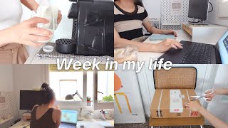 a Week in my life vlog eating healthy cooking at home architect work passed exam to study tech [upl. by Ardehs]