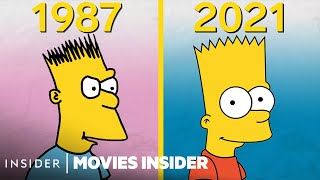 How The Simpsons Animation Evolved Over 30 Years  Movies Insider [upl. by Karyn562]