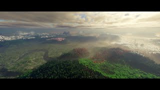 a blissful day in minecraft  distant horizons 20  iris shaders [upl. by Peoples]