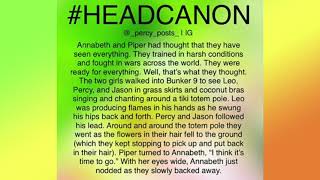 percy Jackson headcanons part 2 [upl. by Baldwin167]