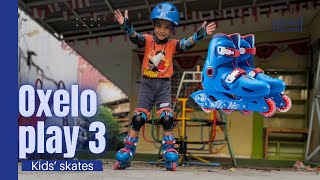 Oxelo Play 3 Kids inline skates [upl. by Lecia]