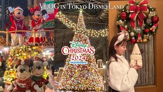 【VLOG🎅🏻】冬のディズニーランドでクリスマス大満喫❄️🎄｜クリスマスストーリーズのミッキー＆ミニーが可愛すぎたっ🐭⛄️［TokyoDisneyLand🔔 ］ [upl. by Debera182]