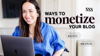 8 Ways to Monetize Your Blog amp Diversify Income 💸 [upl. by Stoddart]