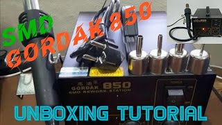 GORDAK 850 unboxing tutorial [upl. by Ahseym]