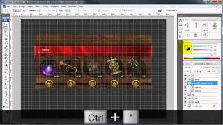 Photoshop tutorials — Part of game user interface [upl. by Enajiram]