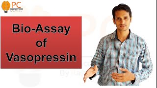 Bioassay of Vasopressin  Vasopressin  Bioassay Pharmacology [upl. by Amoreta267]