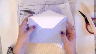 DIY  Use Martha Stewart Scor Board to make envelopes Justafeww [upl. by Nolrah236]