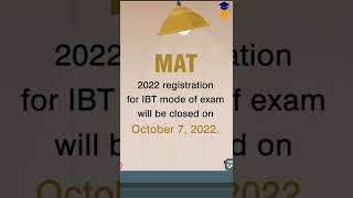 MAT Entrance Exam  MAT  MAT Exam Preparation 2022 [upl. by Babara]