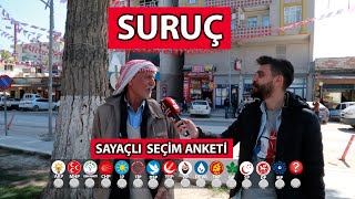 SURUÇ SAYAÇLI SEÇİM ANKETİ 2024 Suruçda Hangi Parti Önde [upl. by Latrena]