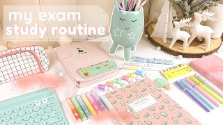 Final exam study routine ✨ study tips [upl. by Wilscam692]