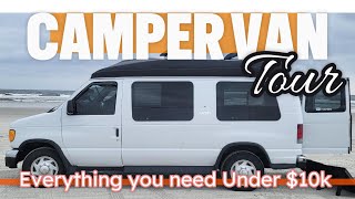 I Built a DIY Camper Van for Under 10000 [upl. by Godiva]