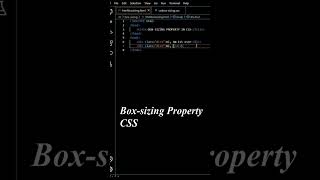 Boxsizing Property in CSS [upl. by Luy]