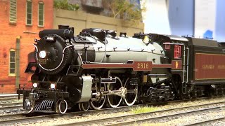 First Run of The Empress  Rapido Trains Canadian Pacific H1b Hudson in HO Scale [upl. by Janessa648]