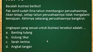 UN SD PEMBAHASAN PERIBAHASA ATAU UNGKAPAN [upl. by Ahseenyt]