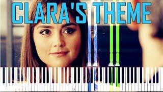 Remember me  Clara Claras Theme  Doctor Who Synthesia Piano Tutorial [upl. by Mohun613]