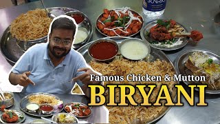 Delicious Biryani in Nanded🍲🌶️  Chicken amp Mutton Biryani  Gelo biryani khayla  akshay tekale vlog [upl. by Elleirbag]