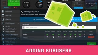 Nodecraft Basics  SubUsers [upl. by Phemia]