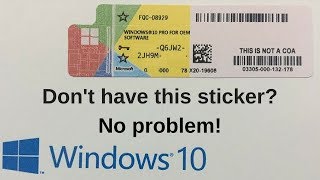 🔑 How to extract your Windows 10 License KEY for safe keeping 🔑 [upl. by Tuttle819]