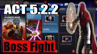 Act 522 Boss Solo with CMM  Marvel Contest of Champions [upl. by Pincas]