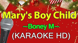 Marys Boy Child  Boney M KARAOKE HD [upl. by Llerdna54]