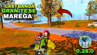 PUBG LITE ME LAST BANDA GRANITE SE MAREGA 🤔 PUBG LITE 0280 NEW UPDATE GAMEPLAY VIDEO 😳🎉❤️🥰 [upl. by Auqinom]