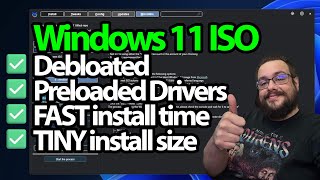 Build a Super Slim Windows 11 ISO with Preloaded Drivers Using MicroWin [upl. by Jeffery]