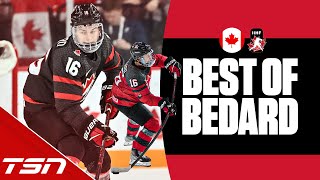 BEST OF CONNOR BEDARD  2023 IIHF WORLD JUNIORS [upl. by Loveridge]