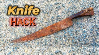 Incredible Knife Restoration From Rusty Relic to Razor Sharp [upl. by Enylrac]