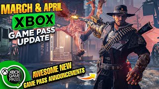 23 MASSIVE NEW XBOX GAME PASS DROPS THIS APRIL amp MARCH amp BEYOND [upl. by Emee]