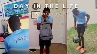 Day in The Life of a Young Footballer Summer Series Ep 1 [upl. by Alaehs]