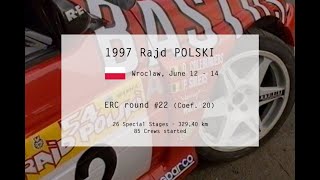 TRAILER 1997 Rajd POLSKI PL  wwweuropeanrallyingcom [upl. by Sorkin]