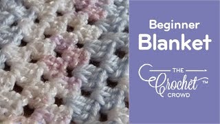 Beginner Crochet Baby Blanket [upl. by Darya]