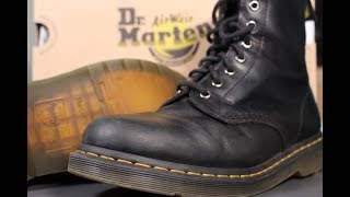 FAILURE AT 6 MONTHS 1460 quotHardlifequot Smooth Black DR MARTENS [upl. by Luahs]