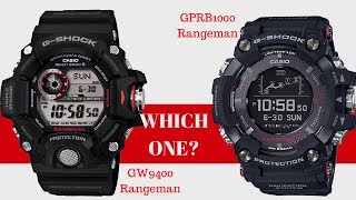 Which One Is Better GPRB1000 Rangeman vs GW9400 Rangeman Watch Comparison [upl. by Assiruam]