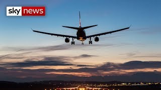 Stowaway falls from plane in London [upl. by Allyce]