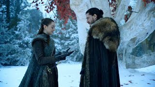 Jon Snow meets Arya Stark  GAME OF THRONES 8x01 HD Scene [upl. by Akeimahs469]