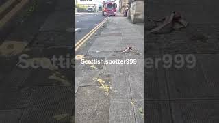 4x Scottish fire and rescue appliances responding to a AFA viralvideo [upl. by Yecak]