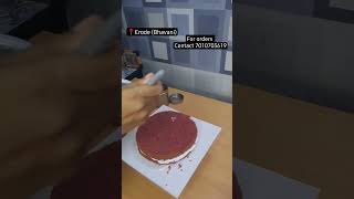 sambavam gaa shorts cake Redvelvetcake bhavani erode komarapalyam kanmanianbodukadhalan [upl. by Hannasus]