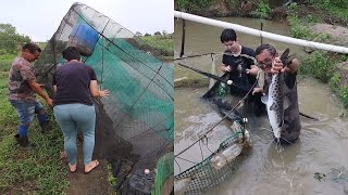 CONSERTANDO E REABASTECENDO O TANQUEREDE DE ALEVINOS  PESCARIAS [upl. by Shields]