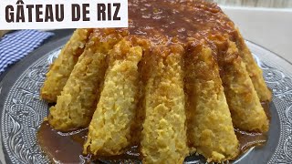 Gâteau de riz au lait  RECETTE FACILE du gâteau de riz au four bien crémeux  4 Ingrédients [upl. by Idaline]