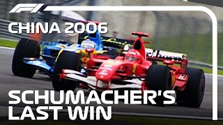 Michael Schumachers 91st And Final Win  2006 Chinese Grand Prix Highlights [upl. by Stryker659]