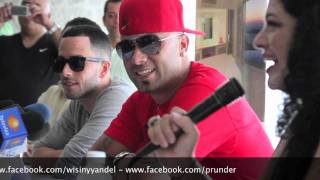 Wisin Y Yandel en Conferencia de Prensa Acapulco Mexico [upl. by Riddle]